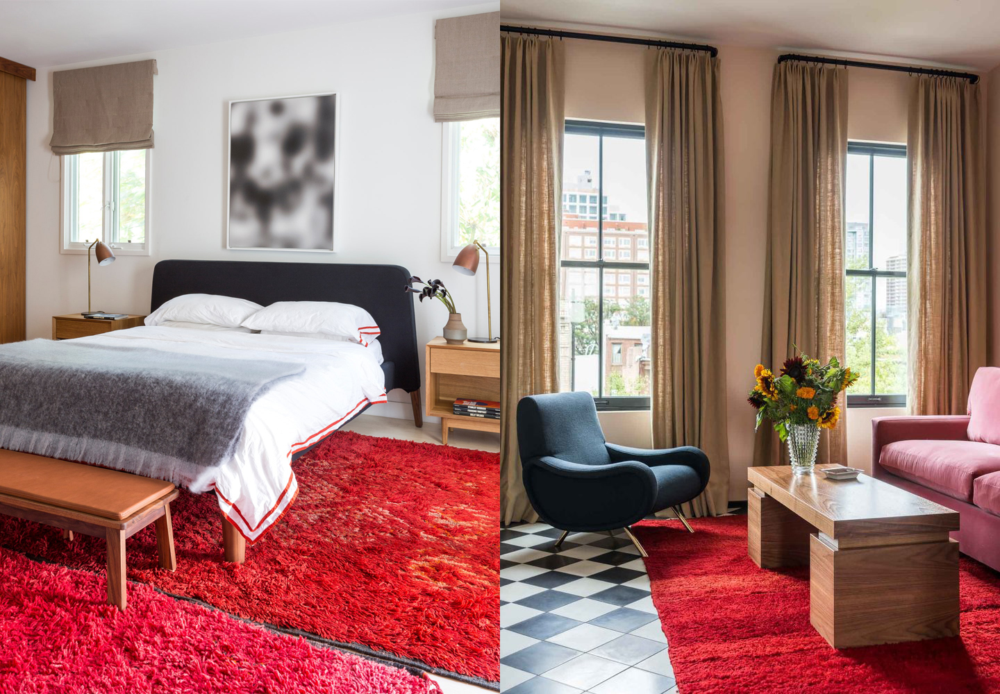 Berber Red Moroccan Rugs and Carpets